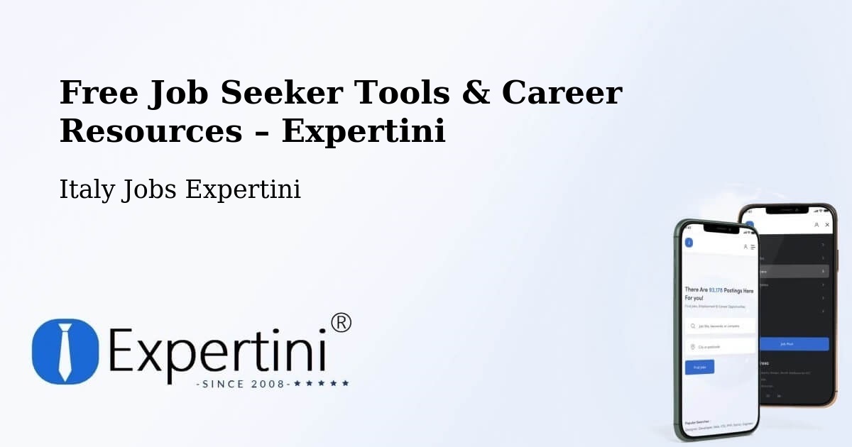 Free Job Seeker Tools & Career Resources – Pellaro - Pellaro, Italy Jobs Expertini