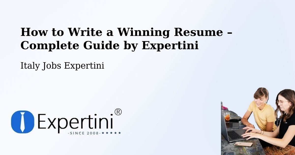 Resume Writing Guide for Job Seekers – Pellaro - Pellaro, Italy Jobs Expertini